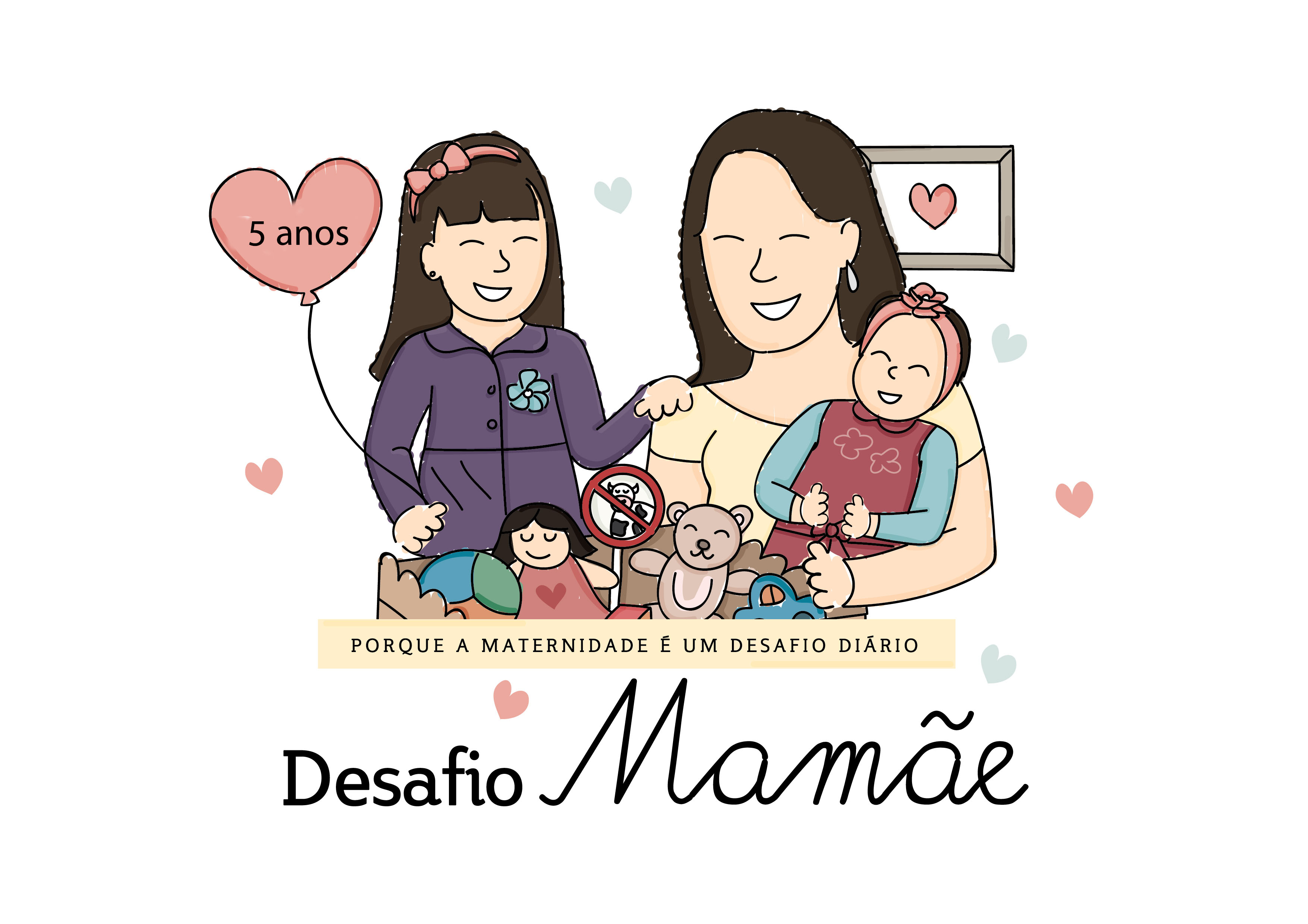 Aniversário de 5 anos do Blog Desafio Mamãe